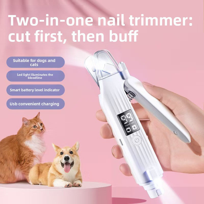 Rechargeable Cat+Dog Nail Trimmer and Grinder