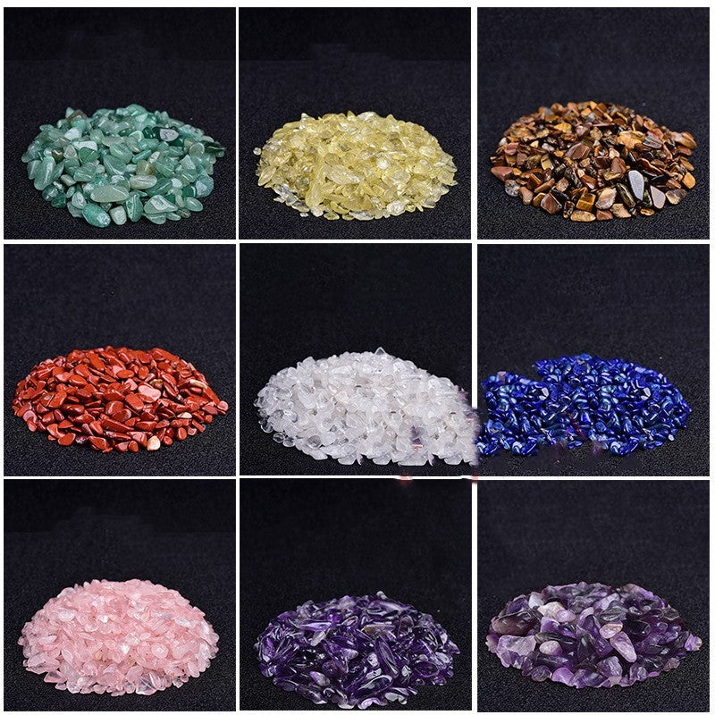 Natural Crystal Decorative Gravel for Aquariums & Planters | 100g Polished Stones