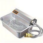 Automatic Stainless Steel Horse Water Fountain - Large Capacity