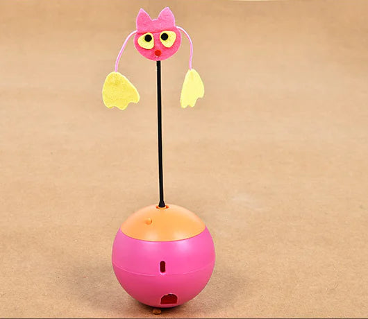 Wobble Cat Toy with Laser Feeder Functionality