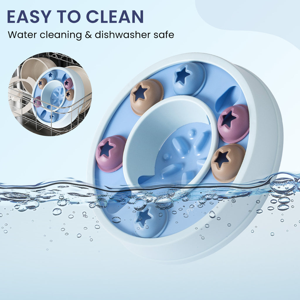 PETMARVEL puzzle toy easy to clean instructions and dishwasher safe
