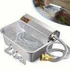 Automatic Stainless Steel Horse Water Fountain - Large Capacity