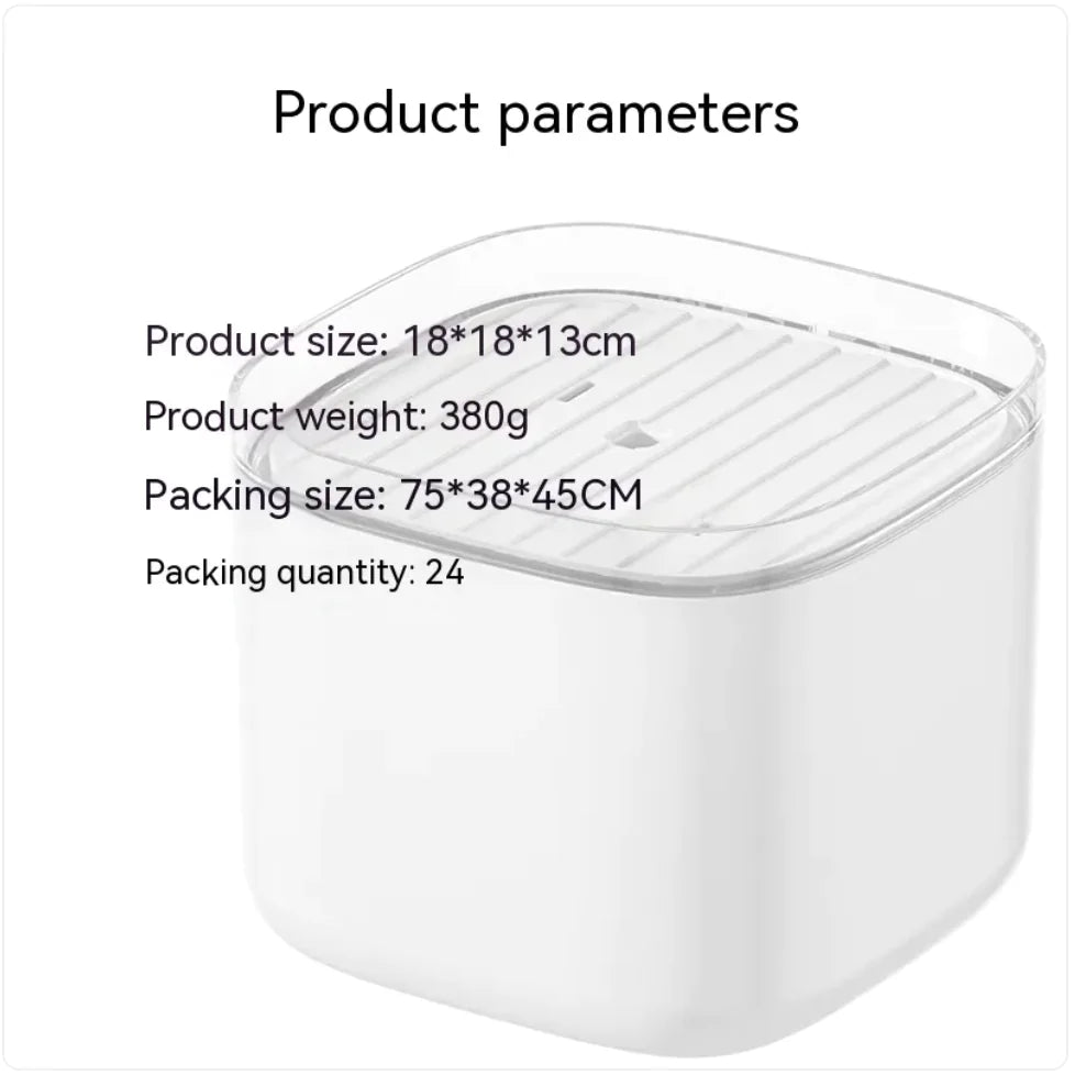 AquaFeed 3L Pet Water Dispenser - Enhanced Safety