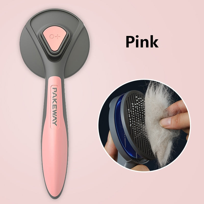 Premium Self-Cleaning Pet Grooming Brush - Removes Tangles & Loose Hair
