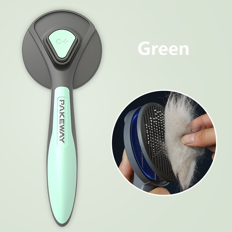Premium Self-Cleaning Pet Grooming Brush - Removes Tangles & Loose Hair
