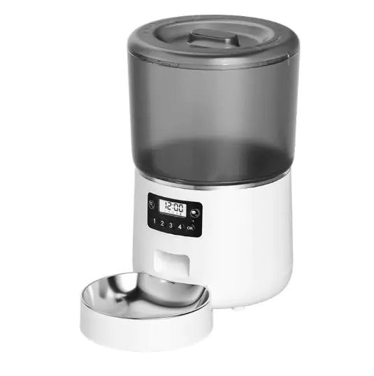 4L automatic pet food manager with WIFI connectivity and portion control
