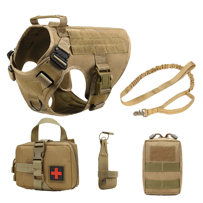Tactical 5-Piece Dog Harness Set