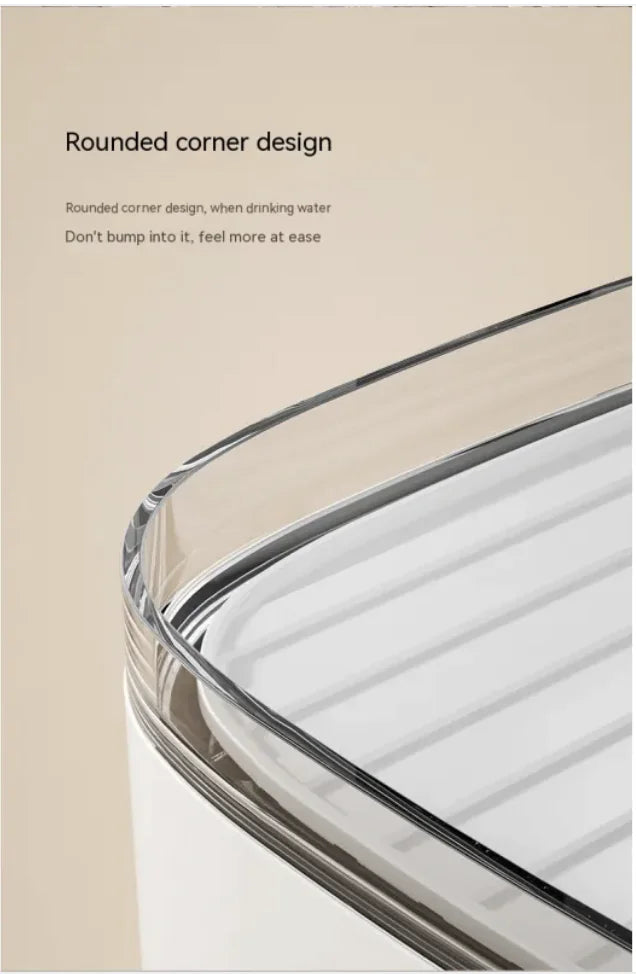 AquaFeed 3L Pet Water Dispenser - Enhanced Safety