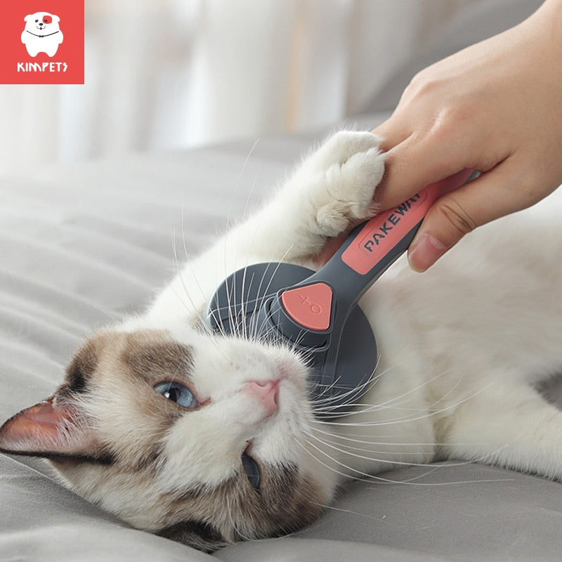 Premium Self-Cleaning Pet Grooming Brush - Removes Tangles & Loose Hair
