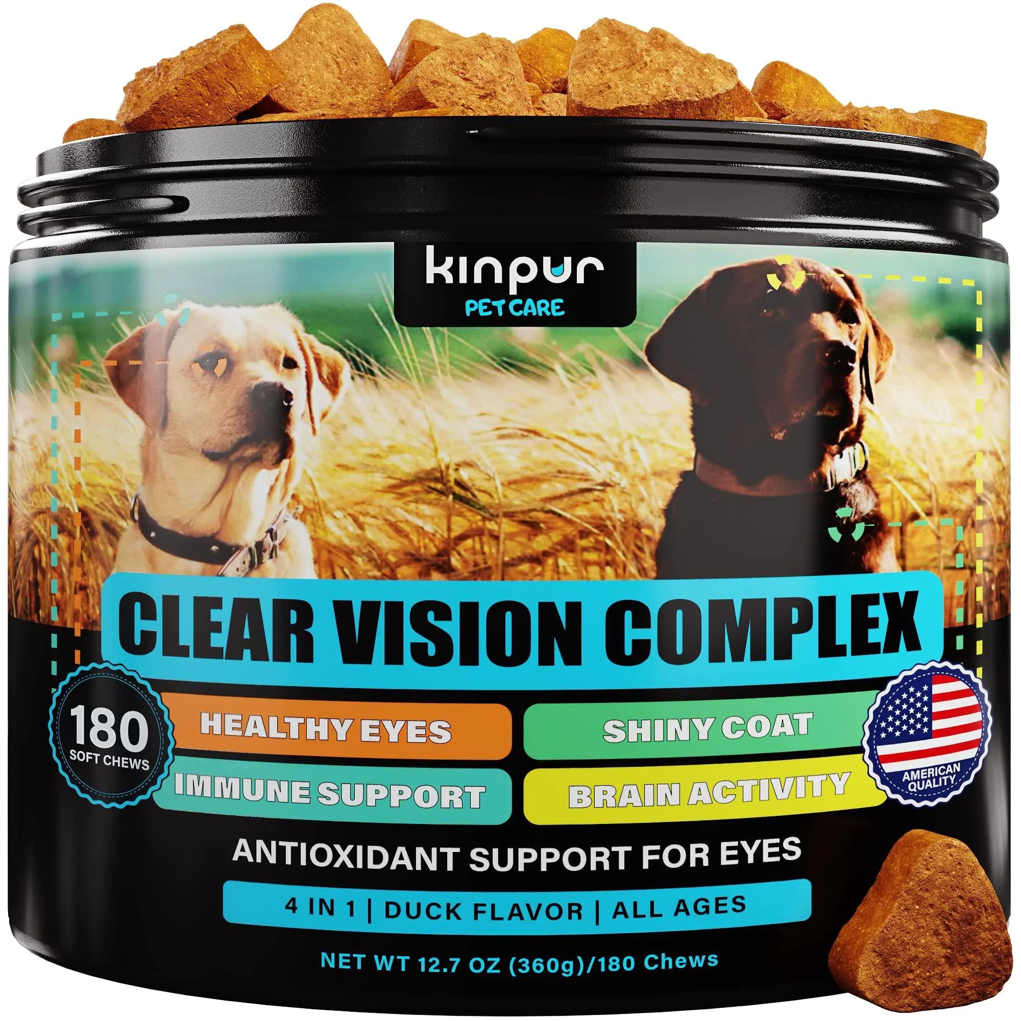 SuperiorVision Duck-Flavored Canine Health Treats