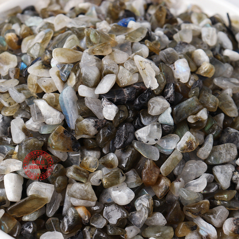 Natural Crystal Decorative Gravel for Aquariums & Planters | 100g Polished Stones