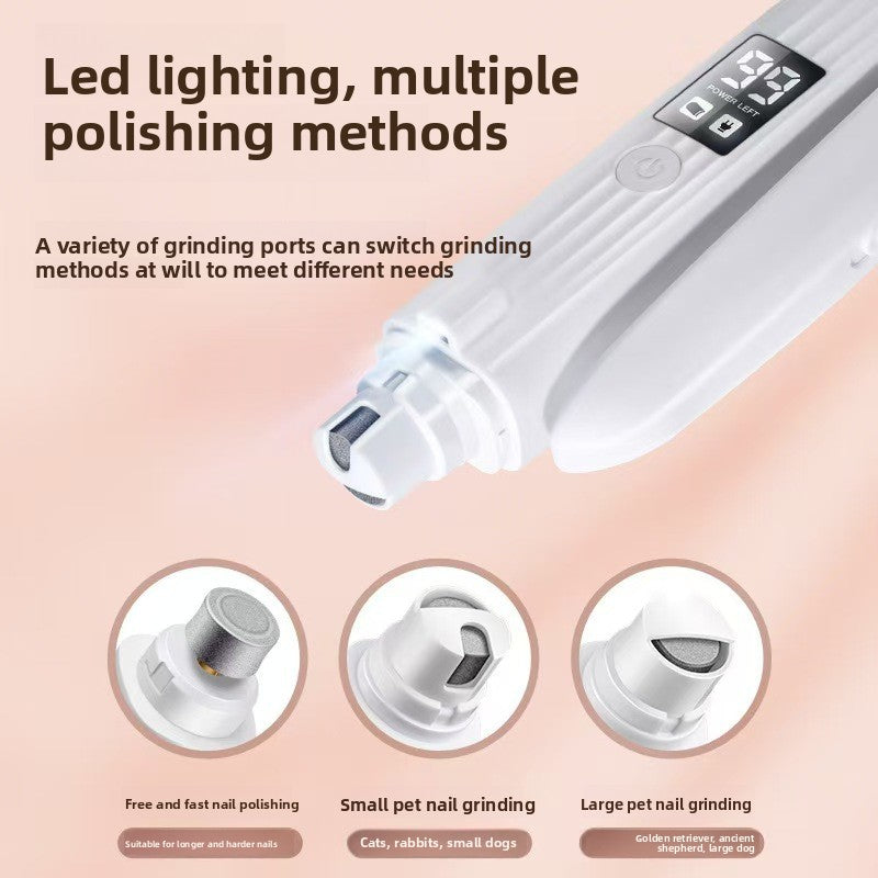 Rechargeable Cat+Dog Nail Trimmer and Grinder