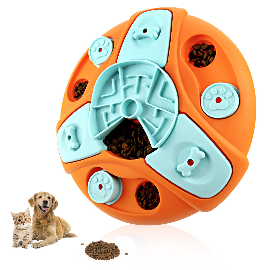 Dog Puzzle Toys Slow Feeder Interactive Increase Puppy IQ Food Dispenser Slowly Eating NonSlip Bowl Reduce Destructive Behaviors