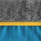 PaWz Electric Pet Heater Bed Heated XL Blue X-Large