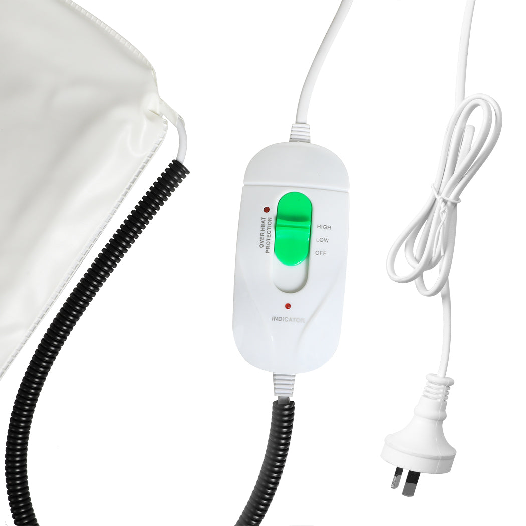 PaWz Electric Pet Heater Bed Heated XL Blue X-Large