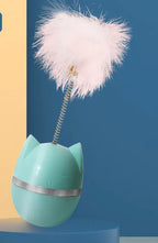 Wobble Cat Toy with Laser Feeder Functionality